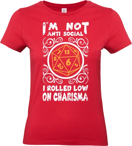 Im not anti social - Standard T-Shirt (Frauen)