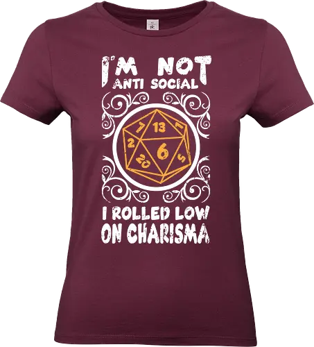 Im not anti social - Standard T-Shirt (Frauen)