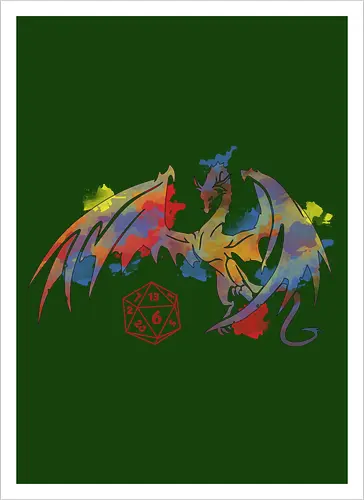 Dragon plays with D20