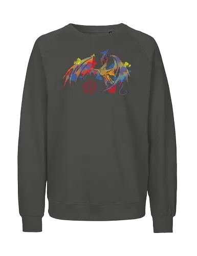 Dragon plays with D20 - Fairtrade Sweatshirt