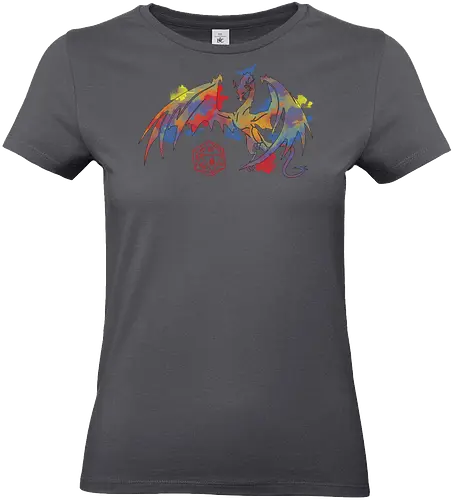 Dragon plays with D20 - Standard T-Shirt (Frauen)