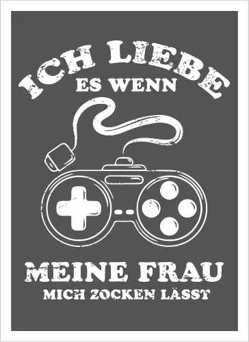 Ich liebe es wenn meine Frau mich zocken lässt