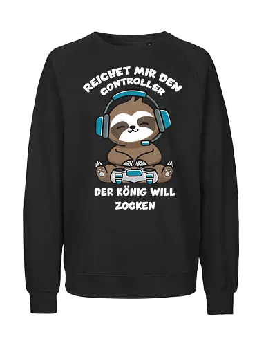 Reichet mir den Controller - Fairtrade Sweatshirt