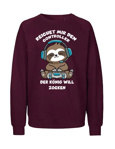 Reichet mir den Controller - Fairtrade Sweatshirt