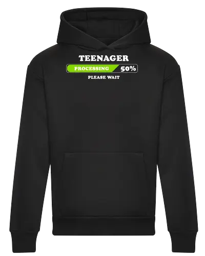 Teenager processing please wait