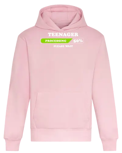 Teenager processing please wait - Heavyweight Hoodie