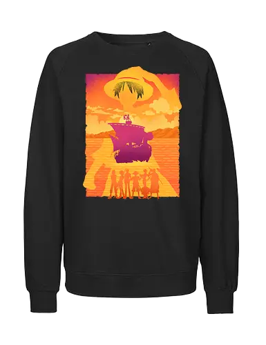 pirate-crew - Pirate, Straw Hat Crew, pirate, Zoro, Devil Fruit, Anime Aesthetic, Pirate King, Nakama, otaku Style, Anime Lover, Manga Art, Gear Fifth, Thousand Sunny, Japanese Anime, Shonen Jump - Fairtrade Sweatshirt