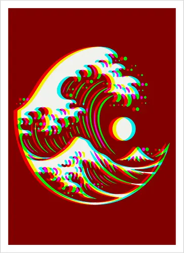 Disco Kanagawa Wave RGB
