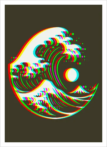 Disco Kanagawa Wave RGB