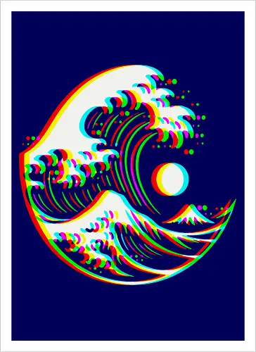 Disco Kanagawa Wave RGB