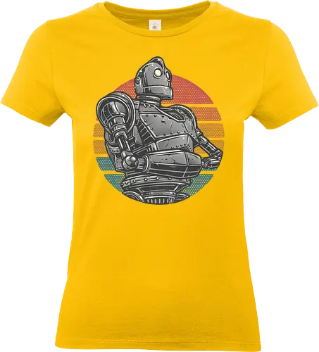 Retro Giant - Movies, retro, robot, robots, film, giant, alien, animated - Standard T-Shirt (Frauen)