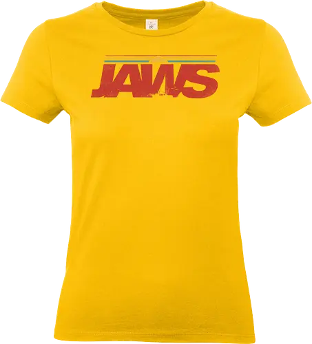 Bigger Boat - jaws, great white shark, sharks, negative space, shark fin, vintage, retro, orca, fishing - Standard T-Shirt (Frauen)