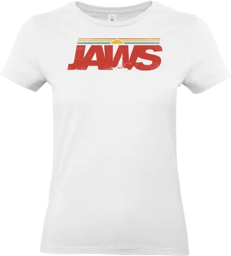 Bigger Boat - jaws, great white shark, sharks, negative space, shark fin, vintage, retro, orca, fishing - Standard T-Shirt (Frauen)
