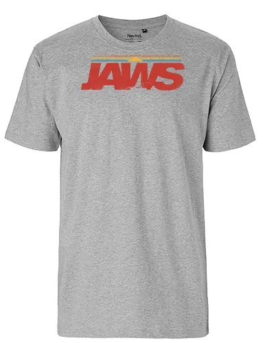 Bigger Boat - jaws, great white shark, sharks, negative space, shark fin, vintage, retro, orca, fishing - Fairtrade T-Shirt