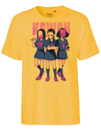Kawaii Gang - anime, manga, animation, funny, chibi, cute, kawaii, girl power - Fairtrade T-Shirt