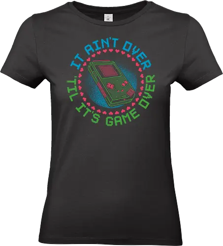 Never Game over - Gaming, gamer, retro, vintage, retro gamer, video games, classic - Standard T-Shirt (Frauen)