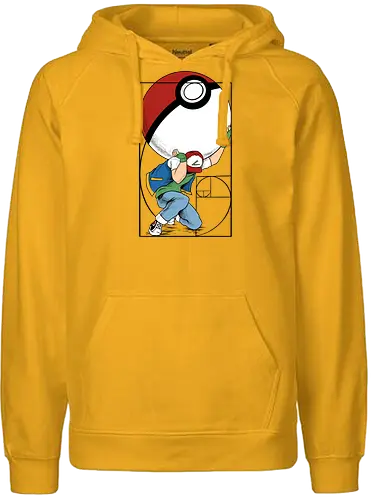 atlas ketchum  - anime, Pocket, monster, atlas, strong, tamer, trainer, ball, golden ratio - Fairtrade Hoodie