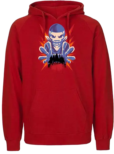 dare fighter  - anime, manga, powerrangers, supersentai, skull, skeleton, fighter, dragon, cool - Fairtrade Hoodie