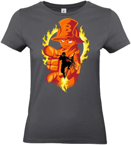 fire burst captain  - anime, manga, fireforce, captain, brigade8, shinrakusakabe, flame, fire, attack, witch - Standard T-Shirt (Frauen)