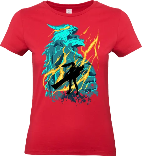 monster reborn  - anime, manga, kaiju, kaiju8, monster, kafkahibino, hero, japan, dinosaur - Standard T-Shirt (Frauen)