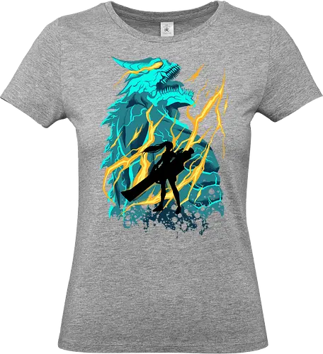 monster reborn  - anime, manga, kaiju, kaiju8, monster, kafkahibino, hero, japan, dinosaur - Standard T-Shirt (Frauen)