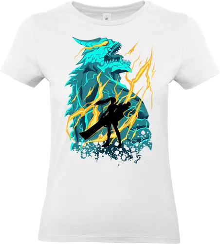 monster reborn  - anime, manga, kaiju, kaiju8, monster, kafkahibino, hero, japan, dinosaur - Standard T-Shirt (Frauen)