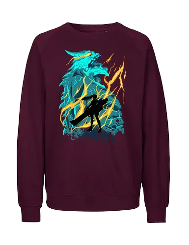 monster reborn  - anime, manga, kaiju, kaiju8, monster, kafkahibino, hero, japan, dinosaur - Fairtrade Sweatshirt