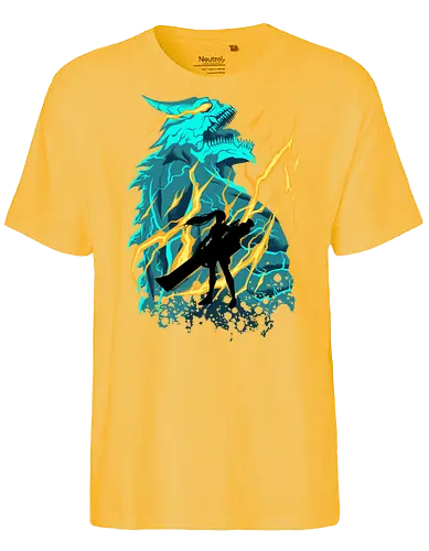 monster reborn  - anime, manga, kaiju, kaiju8, monster, kafkahibino, hero, japan, dinosaur - Fairtrade T-Shirt