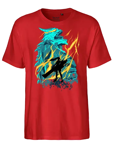 monster reborn  - anime, manga, kaiju, kaiju8, monster, kafkahibino, hero, japan, dinosaur - Fairtrade T-Shirt