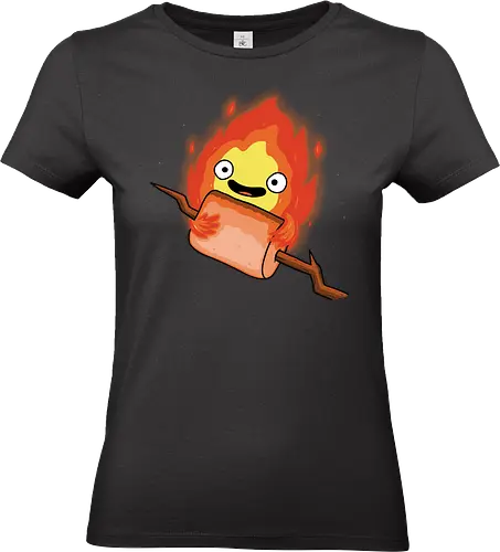 Camp Demon! - demon, funny, camp, hiking, nature, marshmallow, tent - Standard T-Shirt (Frauen)