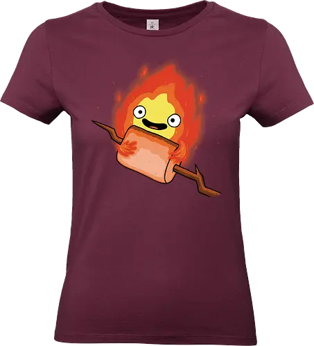 Camp Demon! - demon, funny, camp, hiking, nature, marshmallow, tent - Standard T-Shirt (Frauen)