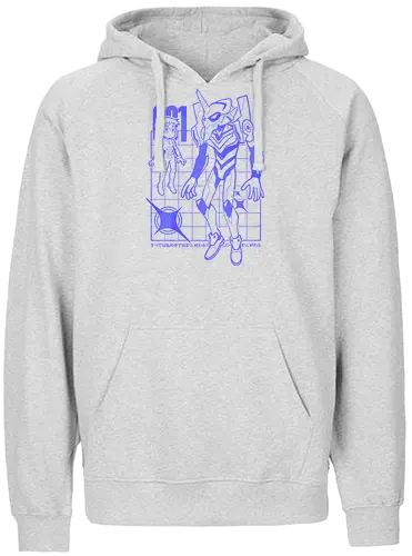 EVA001 - anime, manga, animation, japan, japanese, robot, eva - Fairtrade Hoodie