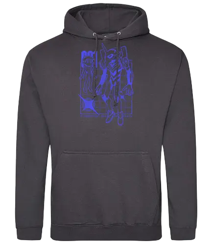 EVA001 - anime, manga, animation, japan, japanese, robot, eva - Standard Hoodie