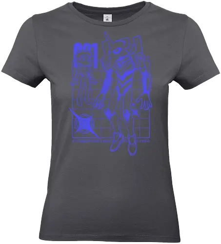 EVA001 - anime, manga, animation, japan, japanese, robot, eva - Standard T-Shirt (Frauen)