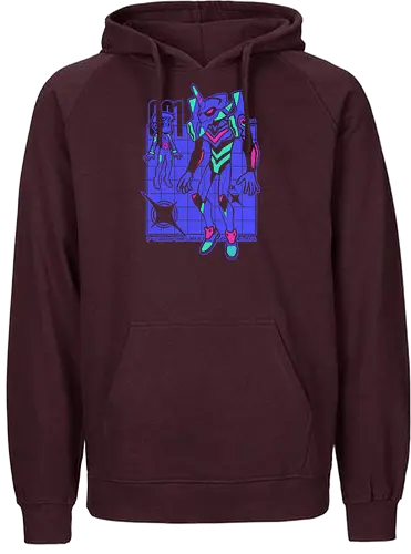 EVA001 - dark - anime, manga, animation, japan, kaiju, monster, tattoo, japanese - Fairtrade Hoodie