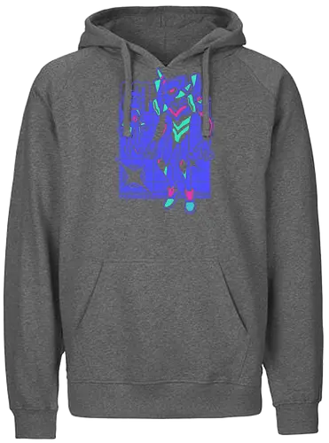 EVA001 - dark - anime, manga, animation, japan, kaiju, monster, tattoo, japanese - Fairtrade Hoodie