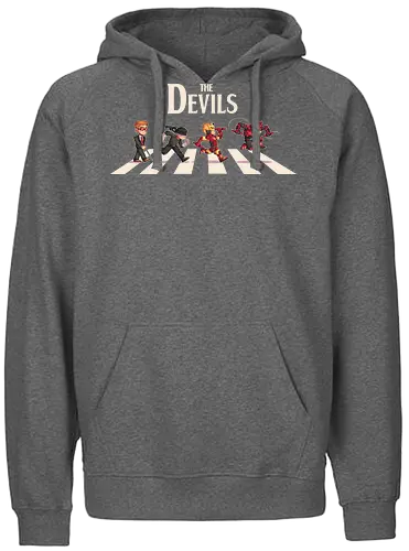 The Devils - daredevil, comics, devil, abbey road, matt murdock, hell - Fairtrade Hoodie