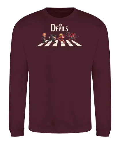 The Devils - daredevil, comics, devil, abbey road, matt murdock, hell - Sweatshirt