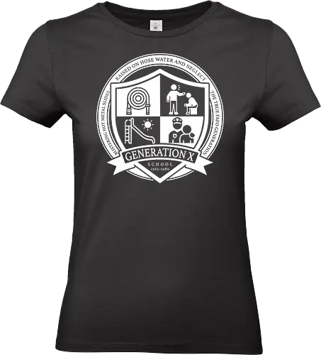 Generation x school - generation x, gen x, 80s, 90s, funny, joke, millenialls, im not old, retro, vintage - Standard T-Shirt (Frauen)