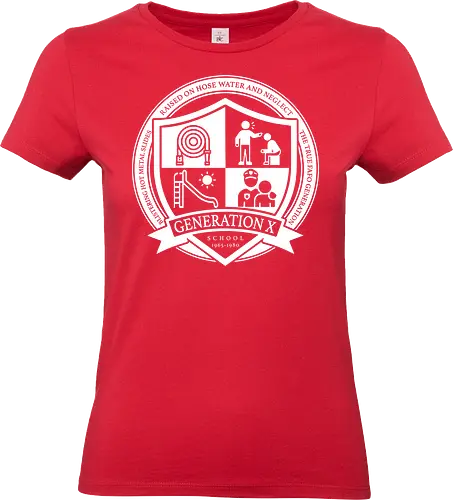Generation x school - generation x, gen x, 80s, 90s, funny, joke, millenialls, im not old, retro, vintage - Standard T-Shirt (Frauen)