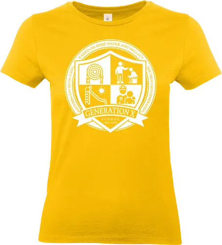 Generation x school - generation x, gen x, 80s, 90s, funny, joke, millenialls, im not old, retro, vintage - Standard T-Shirt (Frauen)