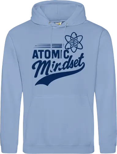 Atomic Mindset Fusion - atomic mindset, science tee, brain atom design, growth mindset art, motivational shirt, entrepreneur gift - Standard Hoodie
