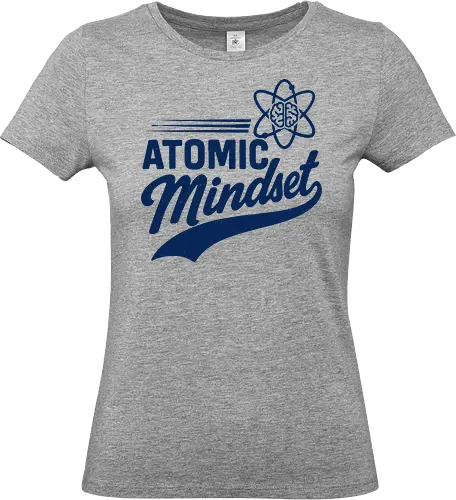 Atomic Mindset Fusion - atomic mindset, science tee, brain atom design, growth mindset art, motivational shirt, entrepreneur gift - Standard T-Shirt (Frauen)