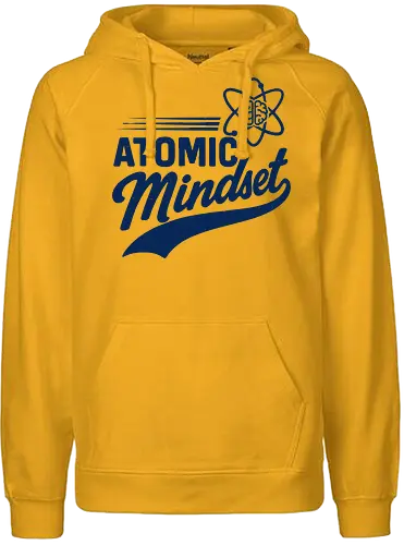 Atomic Mindset Fusion - atomic mindset, science tee, brain atom design, growth mindset art, motivational shirt, entrepreneur gift - Fairtrade Hoodie