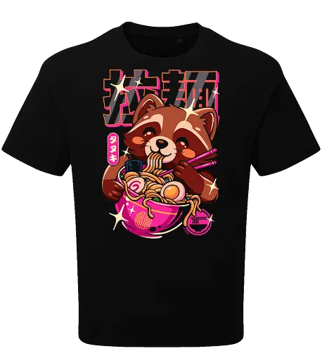 Ramen Waschbär Neon