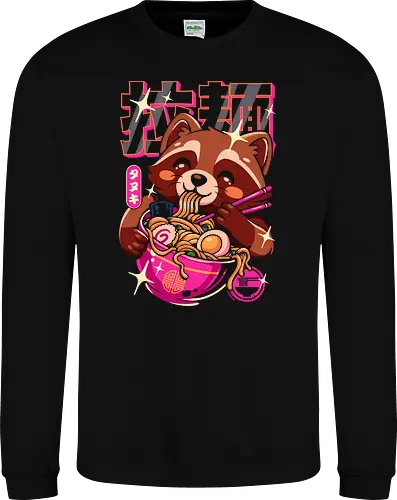 Ramen Waschbär Neon