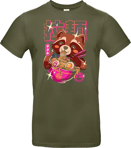 Ramen Waschbär Neon