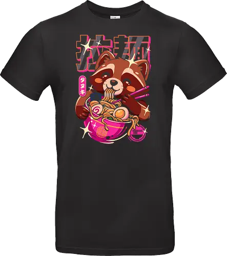 Ramen Waschbär Neon