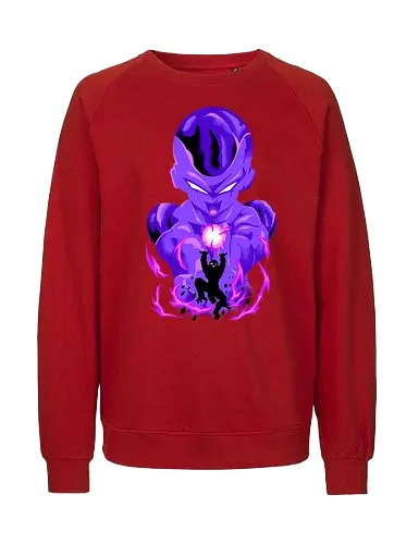 prince of evil  - anime, manga, songoku, Dragon, saiyan, songoku, kakaroto, supersaiyan, frieza, villain, perfect, alien, superpower, silhouette, art - Fairtrade Sweatshirt