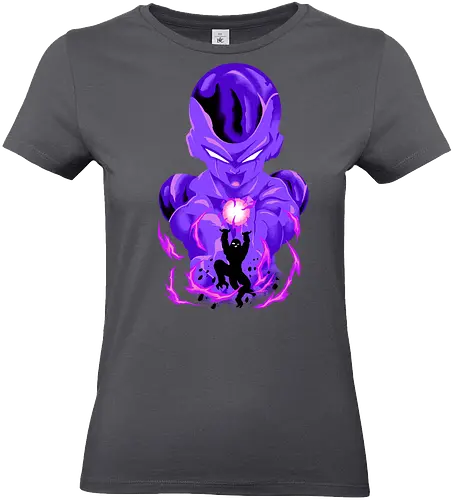 prince of evil  - anime, manga, songoku, Dragon, saiyan, songoku, kakaroto, supersaiyan, frieza, villain, perfect, alien, superpower, silhouette, art - Standard T-Shirt (Frauen)